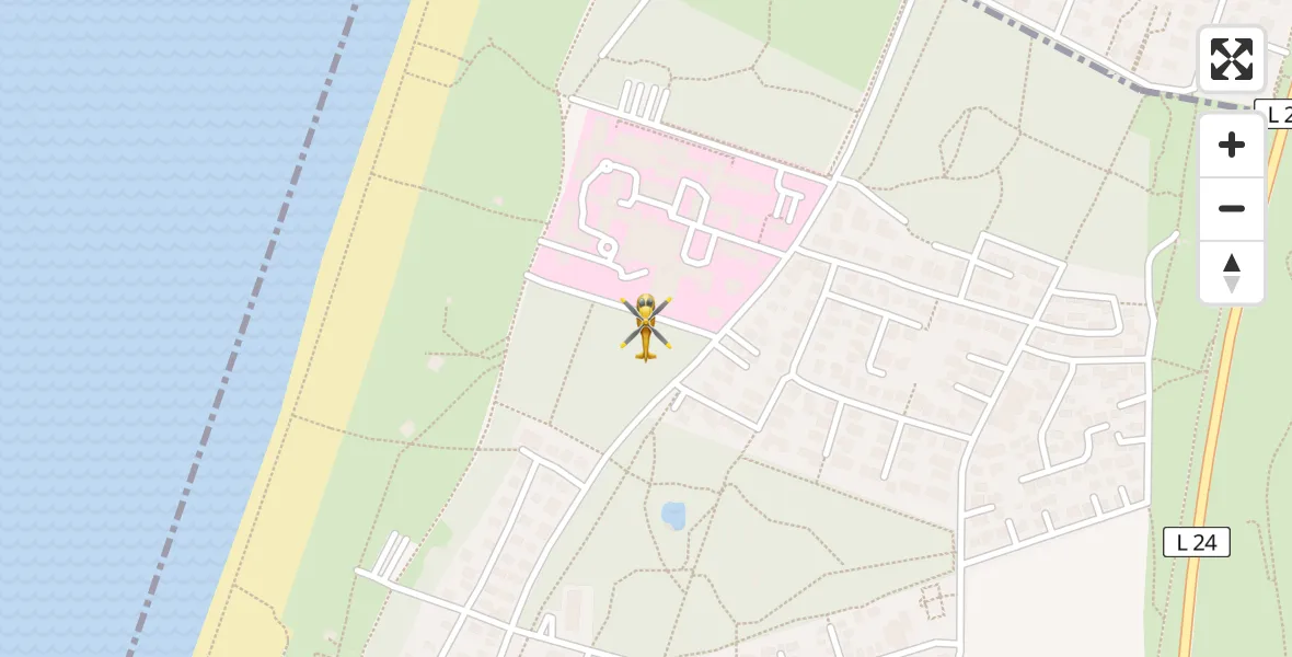 Routekaart van de vlucht: Rettungshubschrauber nach Sylt, Norderstraße