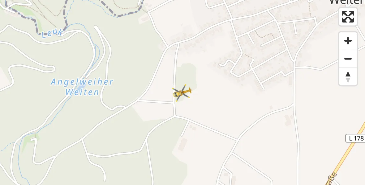 Flugroute Rettungshubschrauber Mettlach - Mettlach, 03 April 2026, 05:49