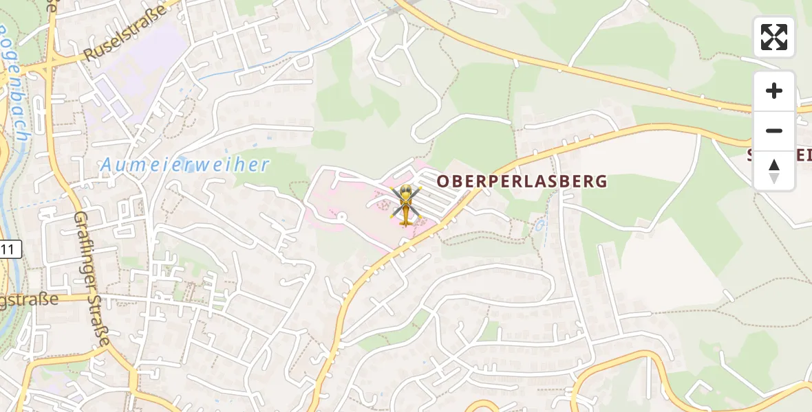 Flugroute Rettungshubschrauber Deggendorf - Deggendorf, 03 April 2026, 08:41