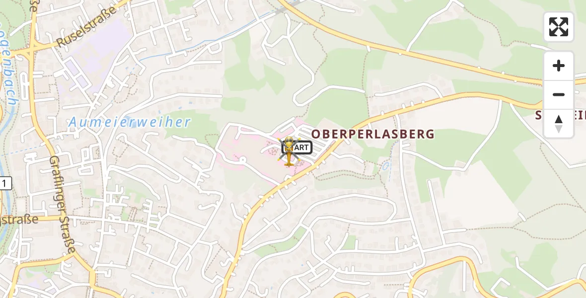 Flugroute Rettungshubschrauber Deggendorf - Deggendorf, 03 April 2026, 11:36