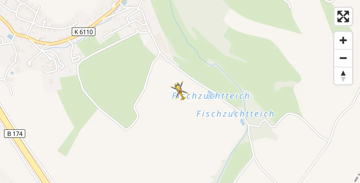 Flugroute Rettungshubschrauber Chemnitz - Chemnitz, 03 April 2026, 12:18