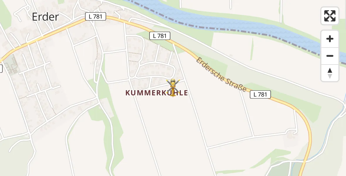 Flugroute Rettungshubschrauber Kalletal - Kalletal, 03 April 2026, 12:41