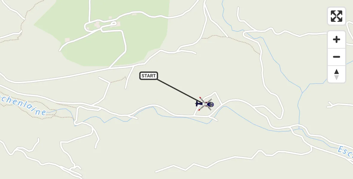 Flugroute Polizeihubschrauber Eschenlohe - Eschenlohe, 03 April 2026, 21:09