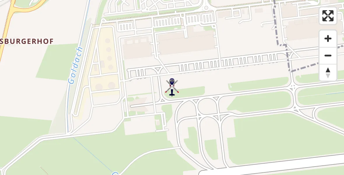 Routekaart van de vlucht: Polizeihubschrauber nach München Flughafen