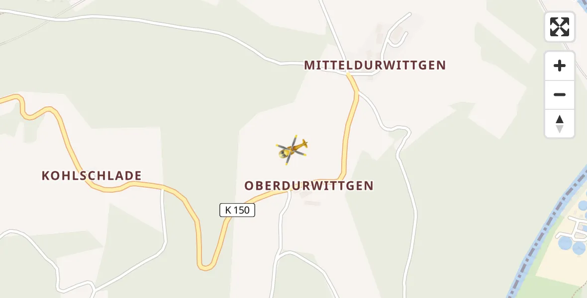 Flugroute Rettungshubschrauber Mittelhof - Mittelhof, 04 April 2026, 06:25