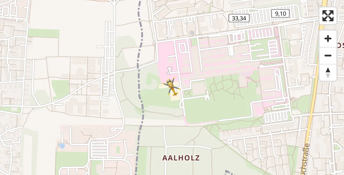 Routekaart van de vlucht: Rettungshubschrauber nach DRF Air Rescue München Hubschrauberlandeplatz