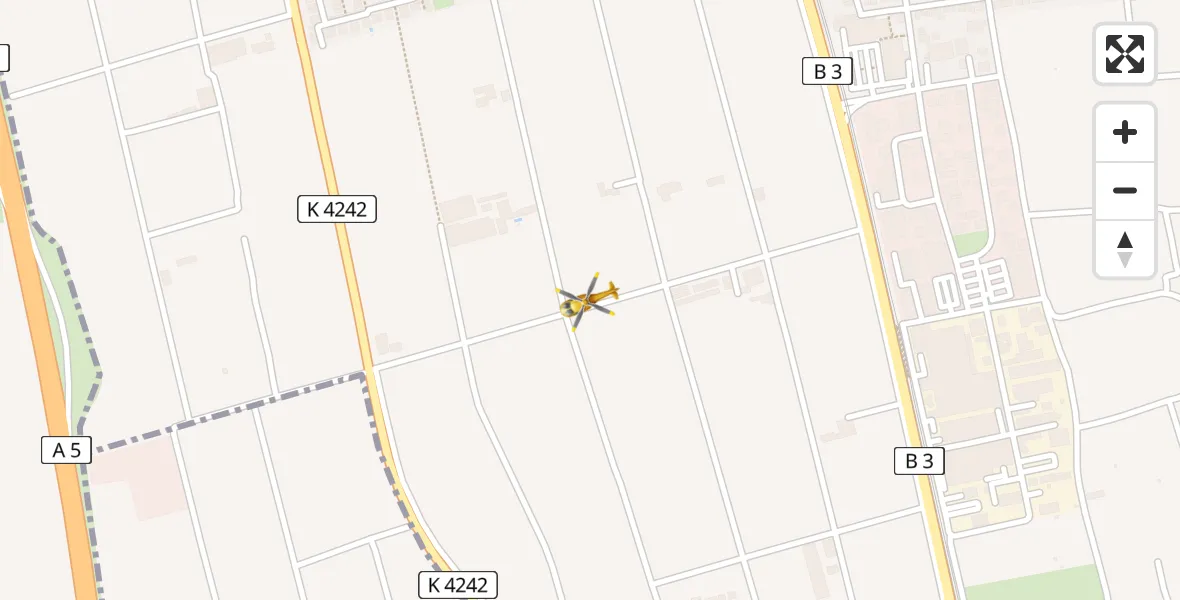 Flugroute Rettungshubschrauber Schriesheim - Schriesheim, 04 April 2026, 09:48