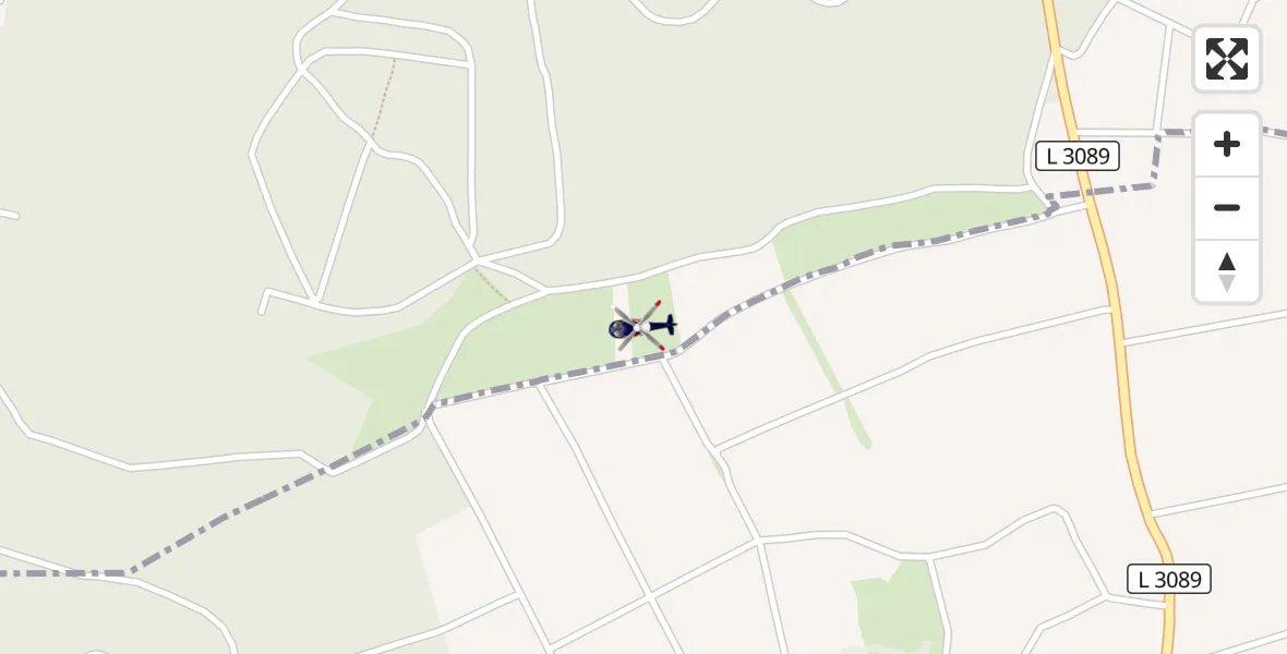 Flugroute Polizeihubschrauber Ebsdorfergrund - Ebsdorfergrund, 04 April 2026, 13:03