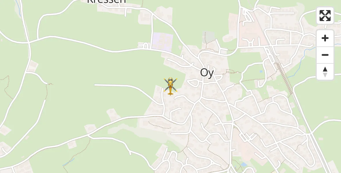 Flugroute Rettungshubschrauber Oy-Mittelberg - Oy-Mittelberg, 04 April 2026, 13:59