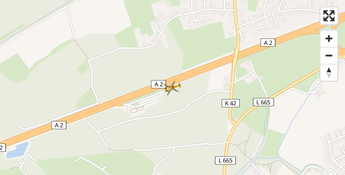 Flugroute Rettungshubschrauber Bönen - Bönen, 04 April 2026, 14:13