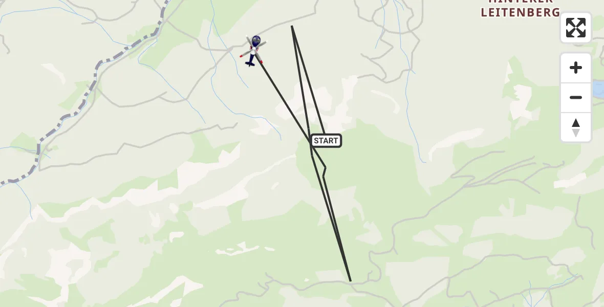 Flugroute Polizeihubschrauber Lenggries - Lenggries, 04 April 2026, 16:35