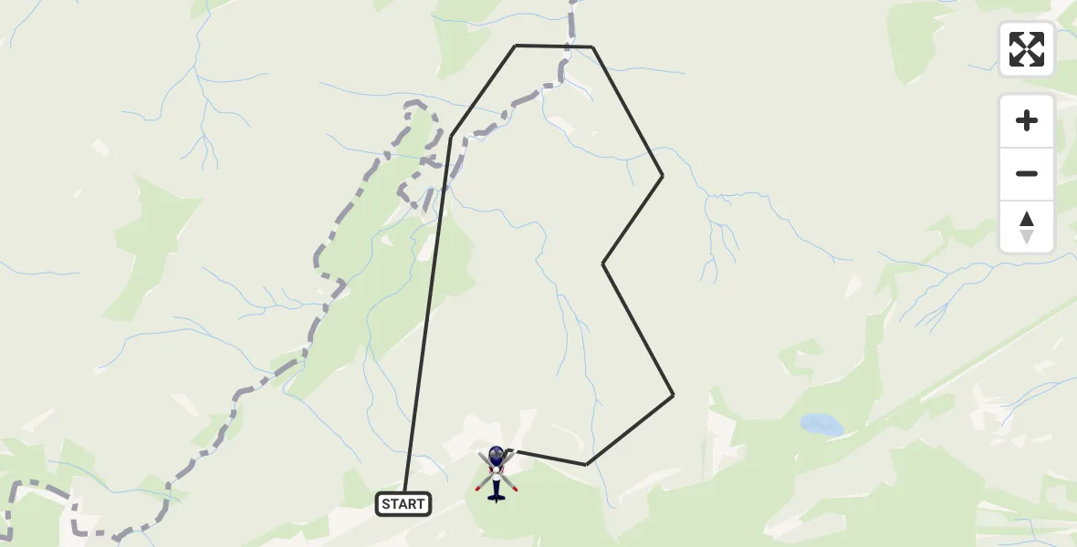 Flugroute Polizeihubschrauber Lenggries - Lenggries, 04 April 2026, 16:38