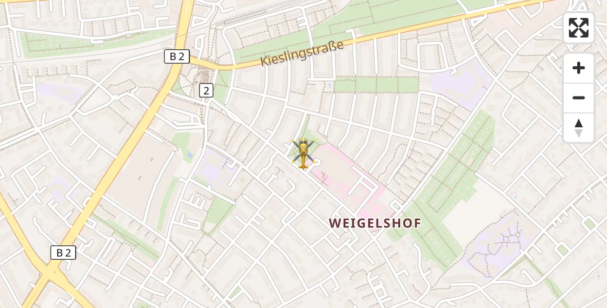 Flugroute Ambulanzhubschrauber Nürnberg - Nürnberg, 04 April 2026, 19:14