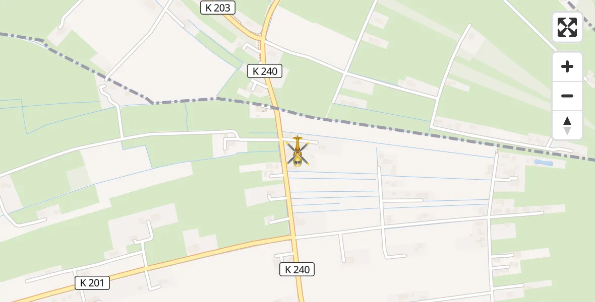 Flugroute Rettungshubschrauber Leezdorf - Leezdorf, 04 April 2026, 20:15