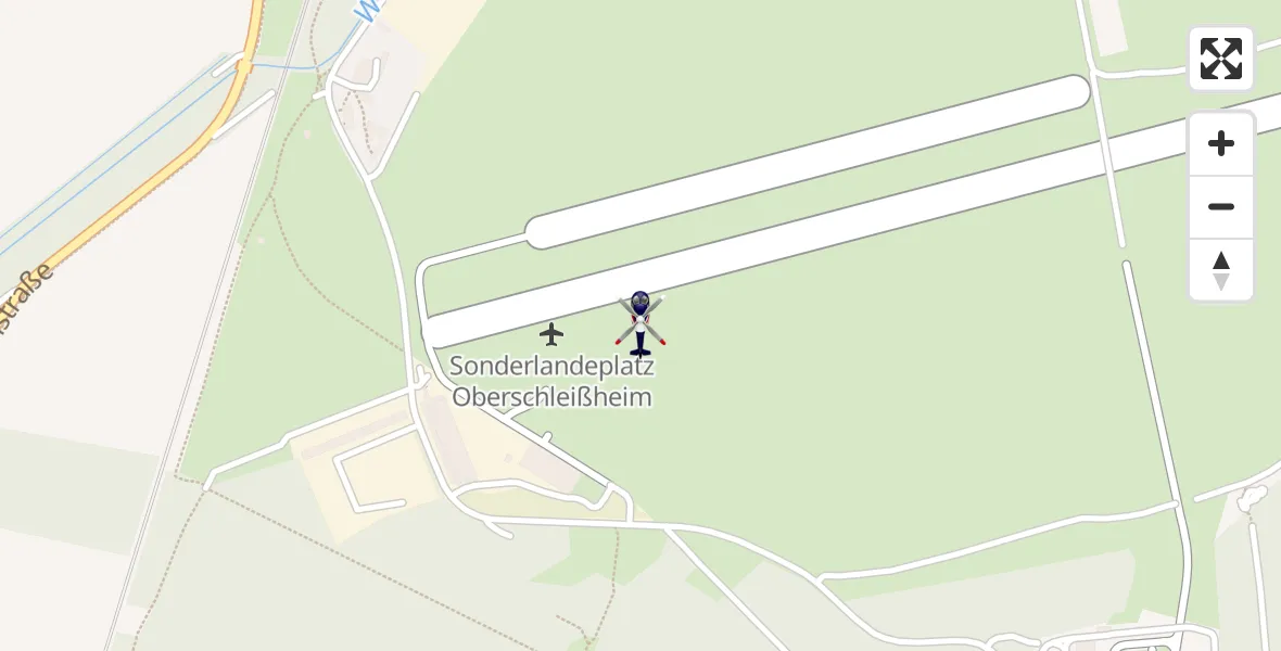 Flugroute Polizeihubschrauber Schleissheim Flugplatz - Schleissheim Flugplatz, 04 April 2026, 22:01