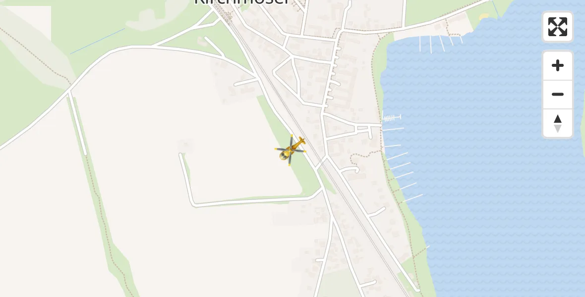 Flugroute Rettungshubschrauber Brandenburg an der Havel - Brandenburg an der Havel, 05 April 2026, 05:15