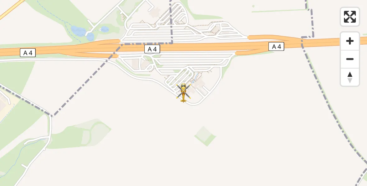 Flugroute Rettungshubschrauber Wilsdruff - Wilsdruff, 05 April 2026, 05:22