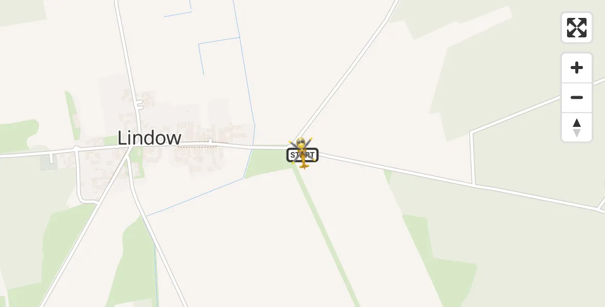 Flugroute Rettungshubschrauber Friedland - Friedland, 05 April 2026, 05:47