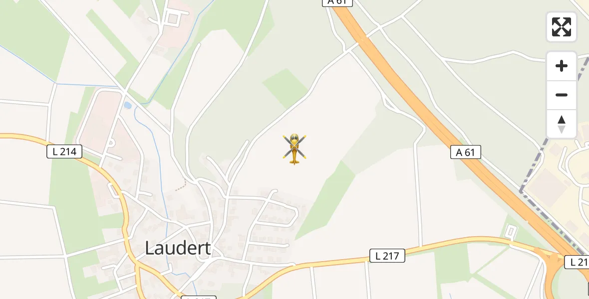Flugroute Rettungshubschrauber Laudert - Laudert, 05 April 2026, 05:52