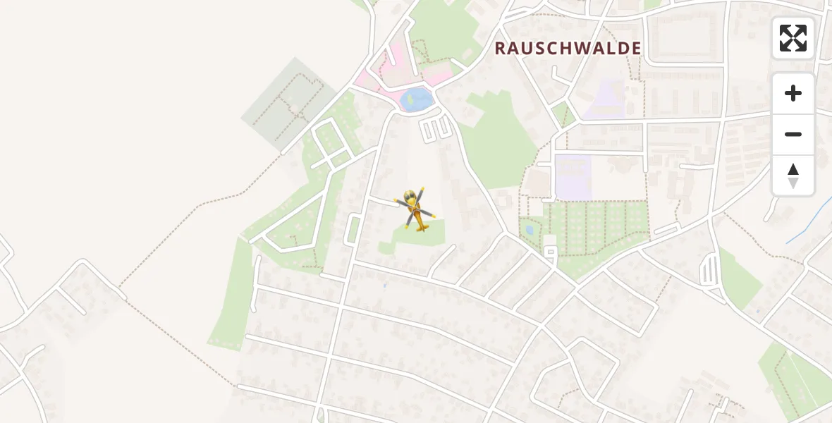 Flugroute Rettungshubschrauber Görlitz - Görlitz, 05 April 2026, 08:42