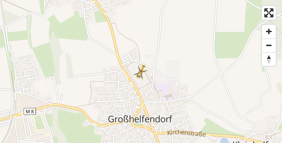 Flugroute Rettungshubschrauber Aying - Aying, 05 April 2026, 11:59