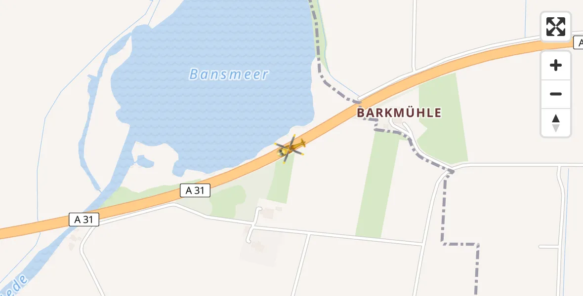 Flugroute Rettungshubschrauber Emden - Emden, 05 April 2026, 14:08