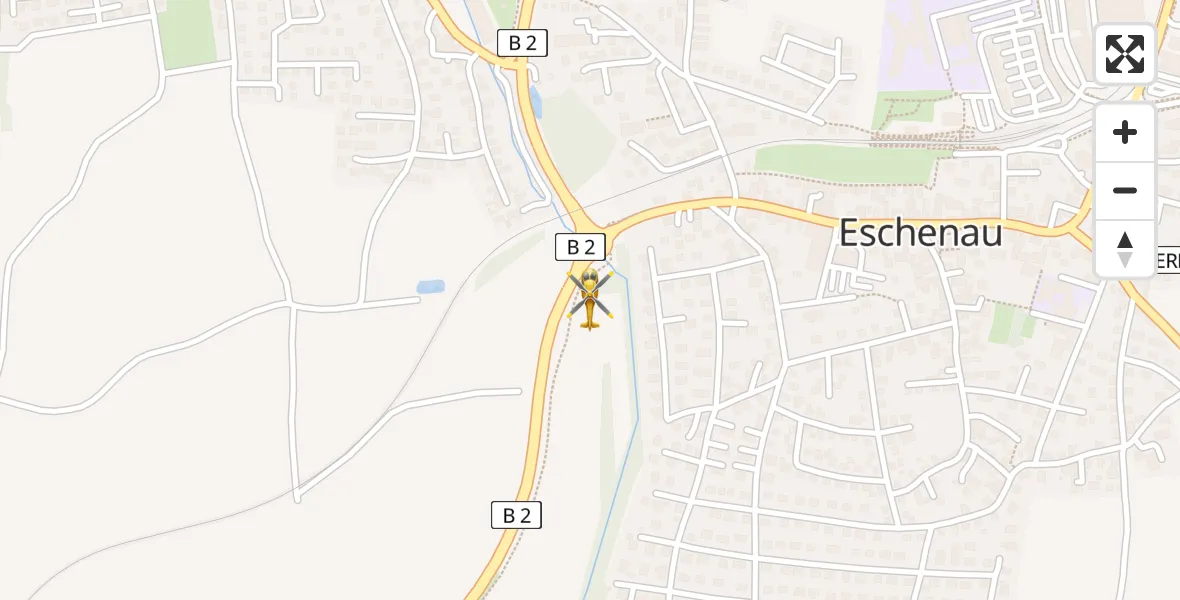 Flugroute Rettungshubschrauber Eckental - Eckental, 05 April 2026, 15:11