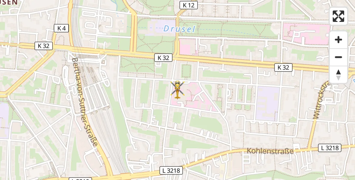 Flugroute Rettungshubschrauber Kassel - Kassel, 05 April 2026, 15:46