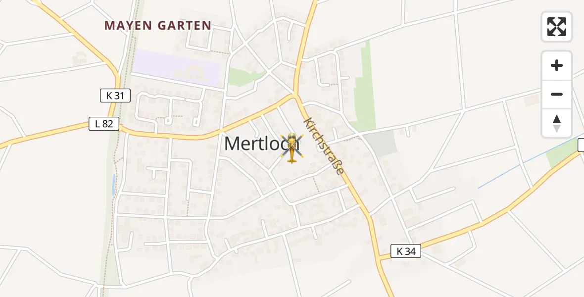 Flugroute Rettungshubschrauber Mertloch - Mertloch, 05 April 2026, 16:25