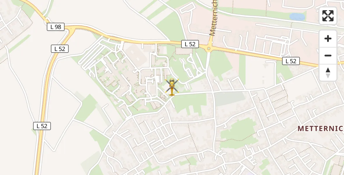 Flugroute Rettungshubschrauber Koblenz - Koblenz, 05 April 2026, 17:01