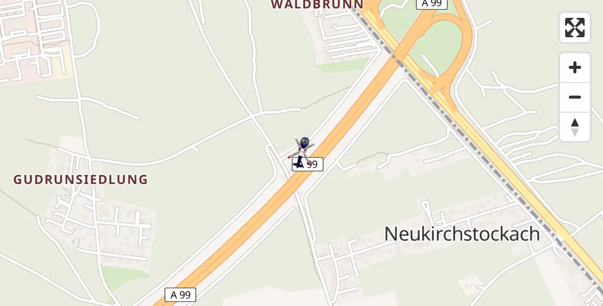 Flugroute Polizeihubschrauber Brunnthal - Brunnthal, 06 April 2026, 05:50
