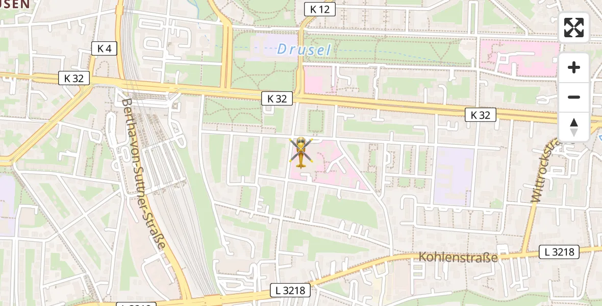 Flugroute Rettungshubschrauber Kassel - Kassel, 06 April 2026, 08:21