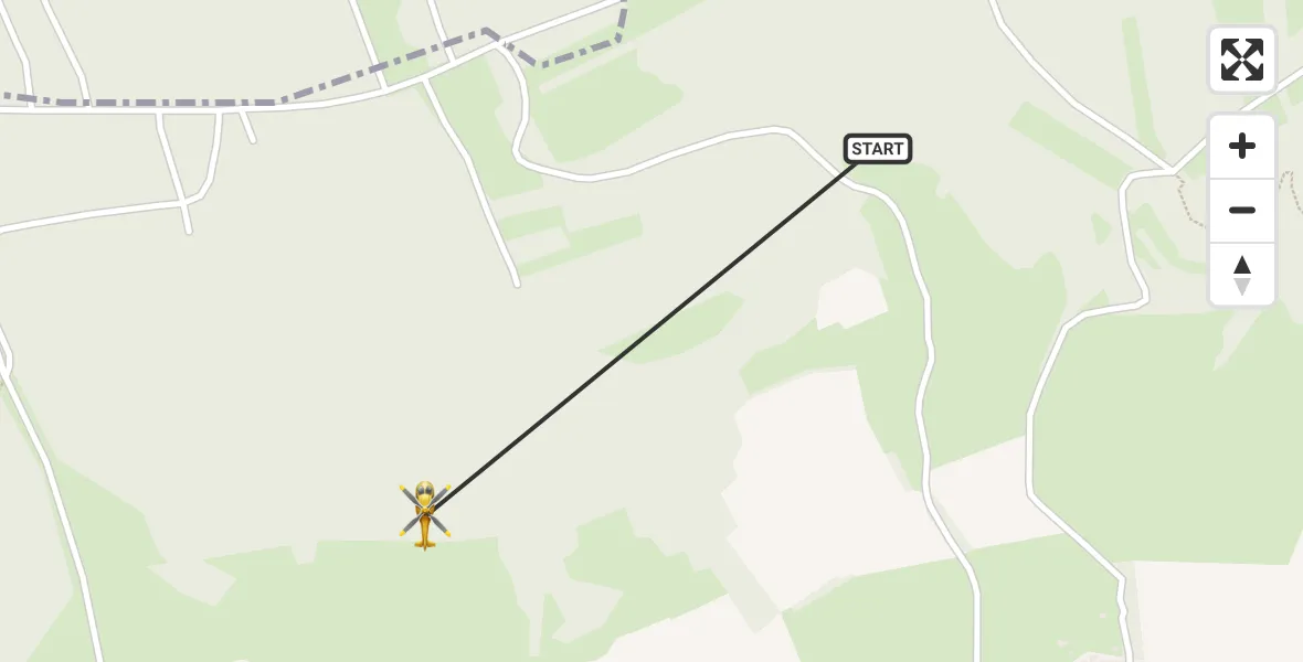 Flugroute Rettungshubschrauber Schlöben - Schlöben, 06 April 2026, 12:26