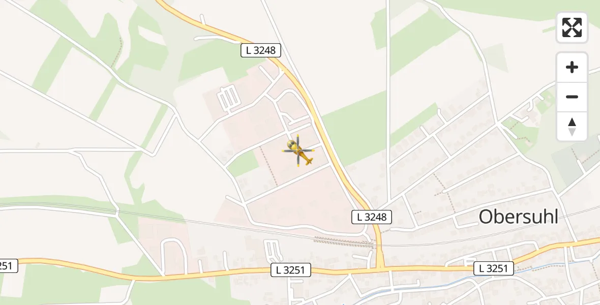 Flugroute Rettungshubschrauber Wildeck - Wildeck, 06 April 2026, 12:47