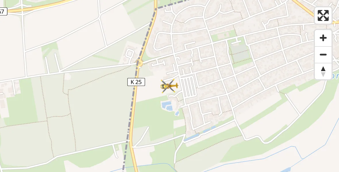 Flugroute Rettungshubschrauber Rodenbach - Rodenbach, 06 April 2026, 12:52