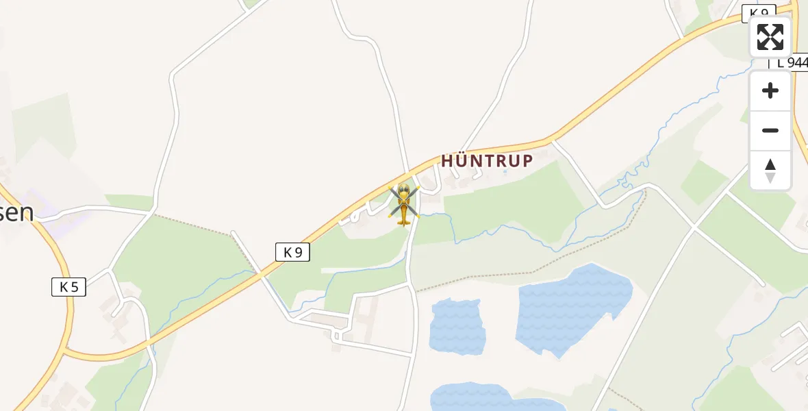 Flugroute Rettungshubschrauber Lage - Lage, 06 April 2026, 14:59