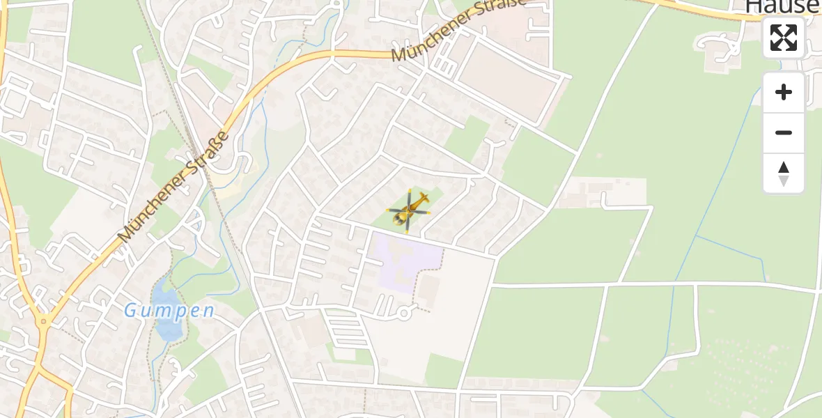 Flugroute Rettungshubschrauber Peiting - Peiting, 06 April 2026, 15:58