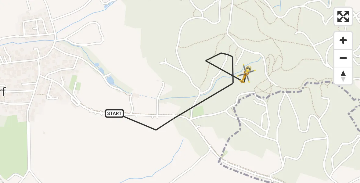 Flugroute Rettungshubschrauber Burgthann - Burgthann, 06 April 2026, 16:03