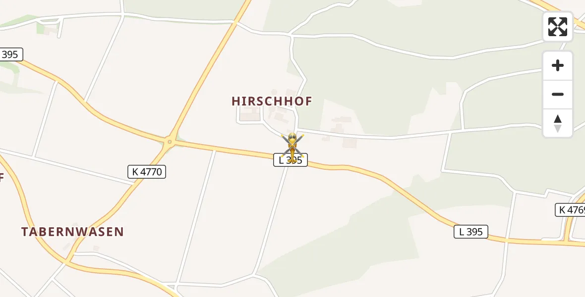 Flugroute Rettungshubschrauber Horb am Neckar - Horb am Neckar, 06 April 2026, 17:01