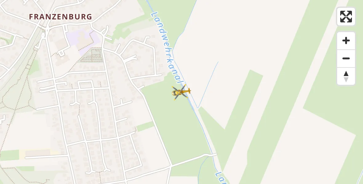Flugroute Rettungshubschrauber Cuxhaven - Cuxhaven, 06 April 2026, 17:02