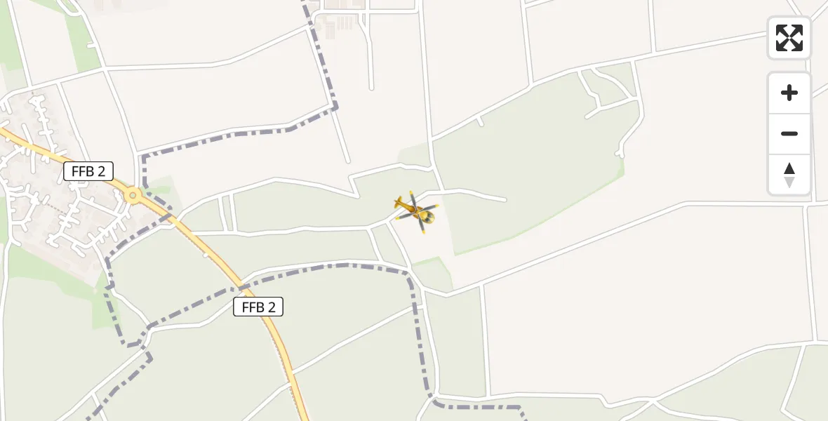 Flugroute Rettungshubschrauber Egenhofen - Egenhofen, 07 April 2026, 10:51