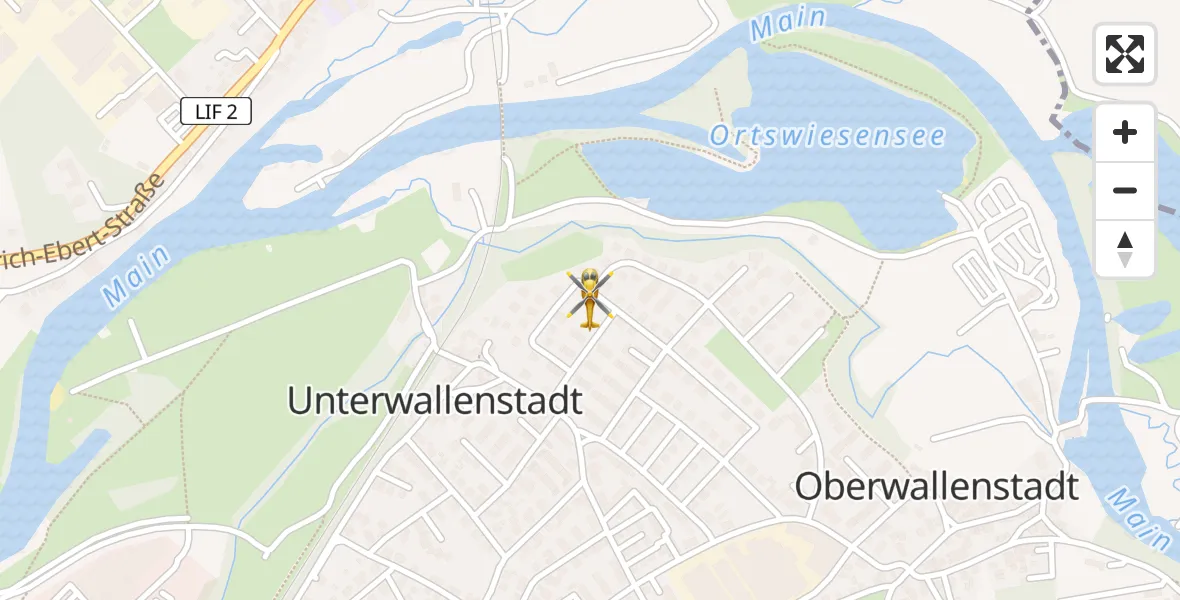Flugroute Rettungshubschrauber Lichtenfels - Lichtenfels, 07 April 2026, 12:23