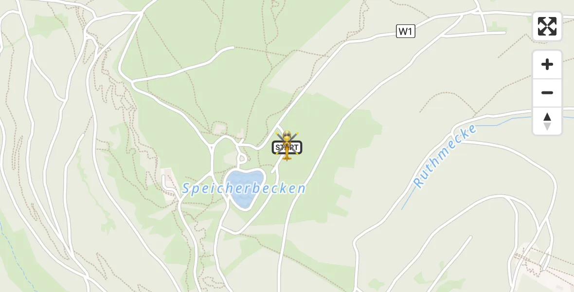 Flugroute Rettungshubschrauber Willingen (Upland) - Willingen (Upland), 07 April 2026, 12:44