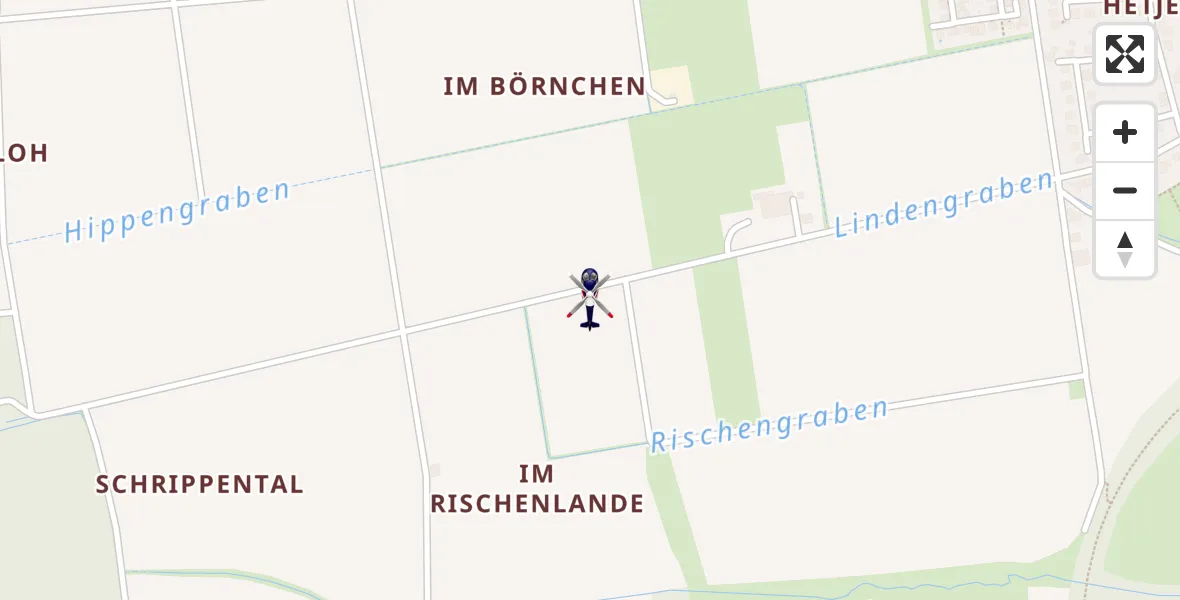 Flugroute Polizeihubschrauber Göttingen - Göttingen, 07 April 2026, 14:14