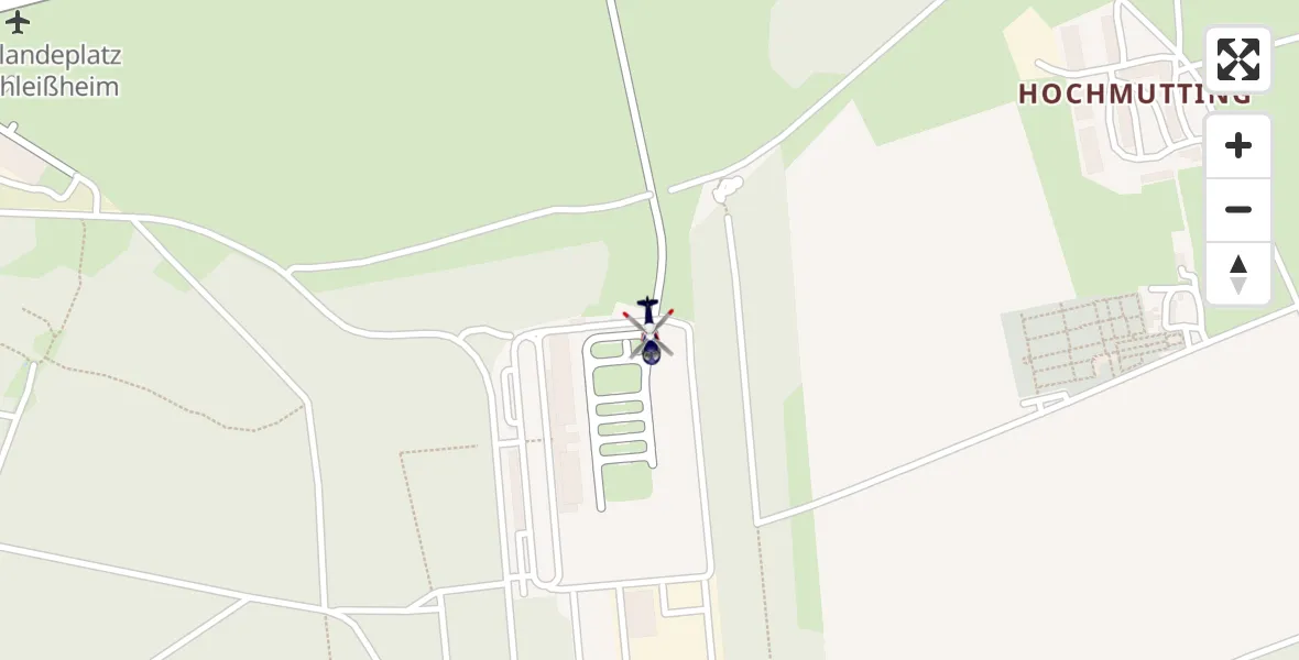 Flugroute Polizeihubschrauber Oberschleißheim - Oberschleißheim, 07 April 2026, 14:17