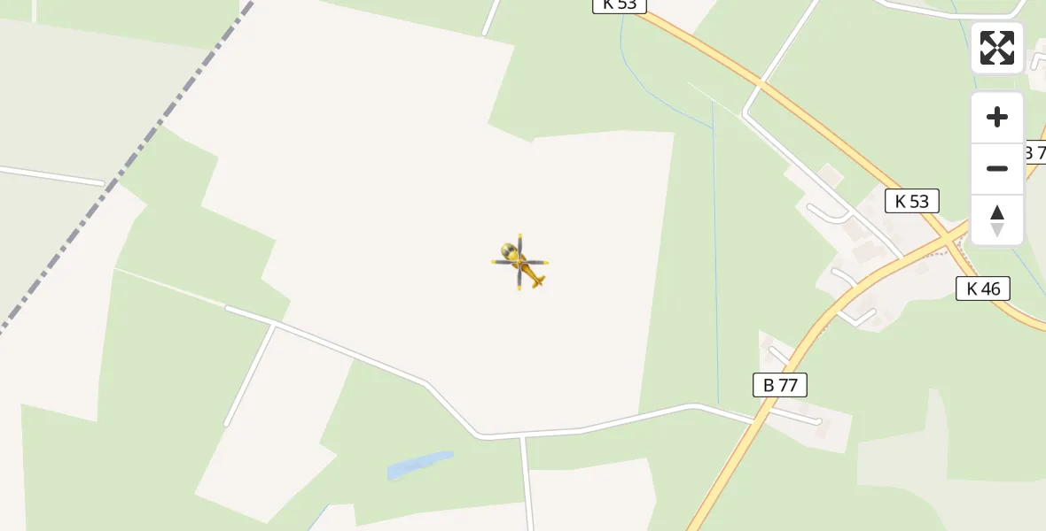 Flugroute Rettungshubschrauber Hohenlockstedt - Hohenlockstedt, 07 April 2026, 14:26