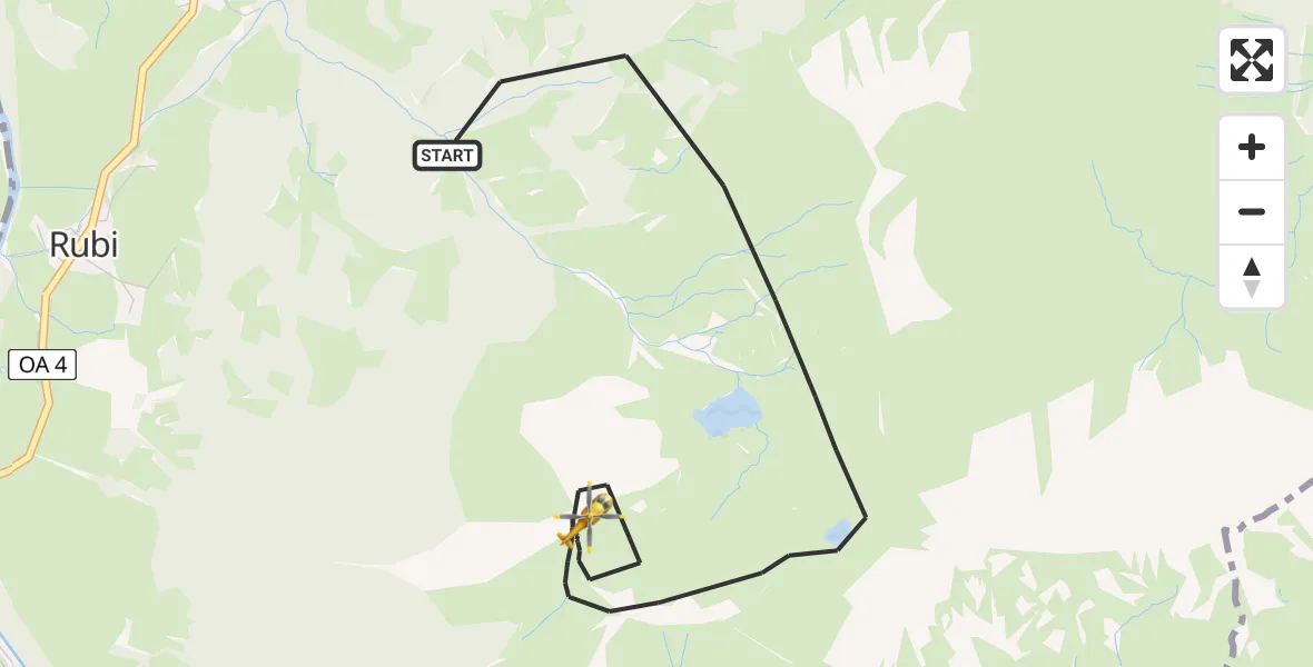 Flugroute Rettungshubschrauber Oberstdorf - Oberstdorf, 07 April 2026, 16:32