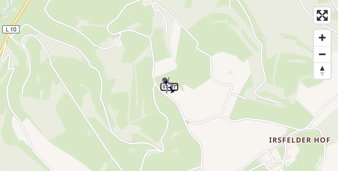Flugroute Polizeihubschrauber Schönecken - Schönecken, 07 April 2026, 16:43