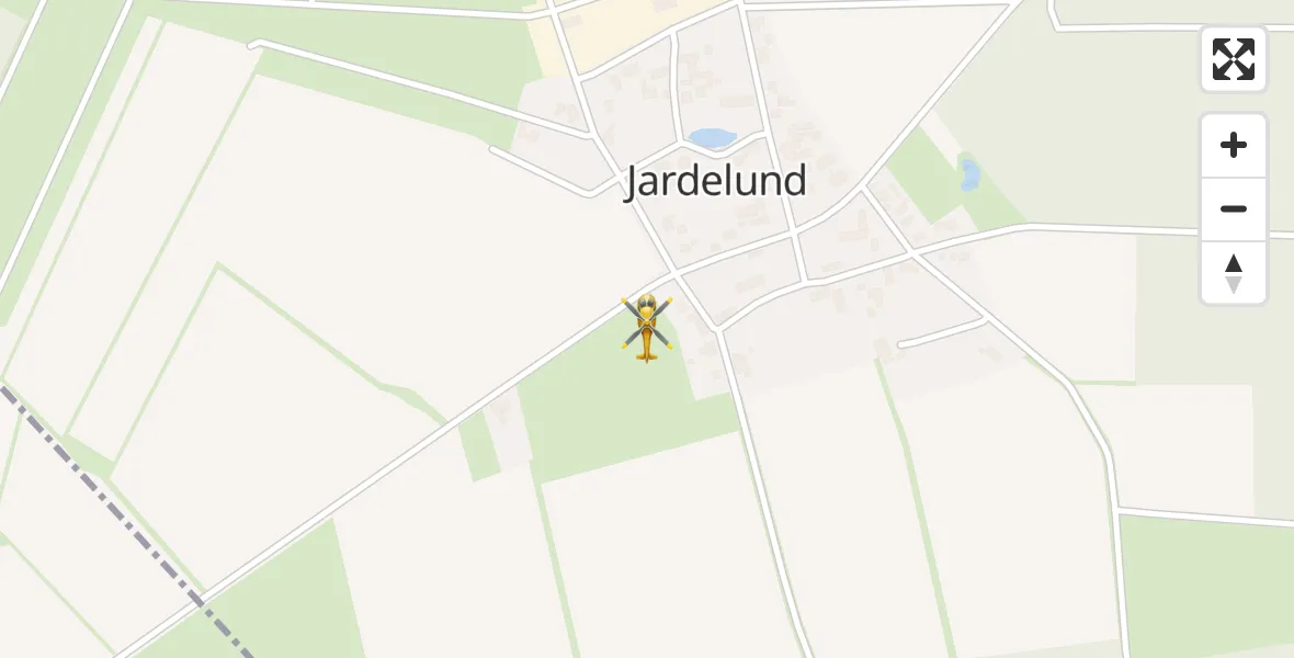 Flugroute Rettungshubschrauber Jardelund - Jardelund, 07 April 2026, 21:03