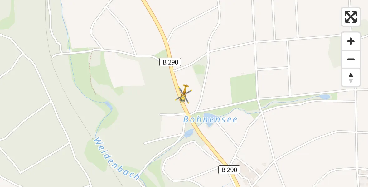 Flugroute Ambulanzhubschrauber Wallhausen - Wallhausen, 08 April 2026, 04:00